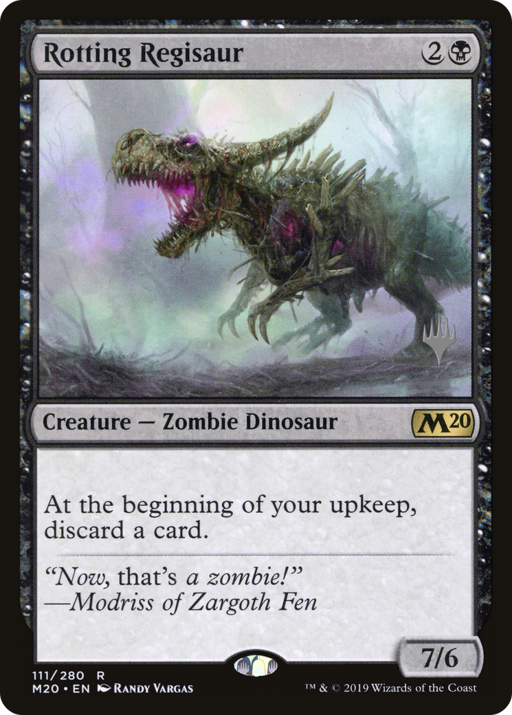Image of Rotting Regisaur (PPM20-111) - Core Set 2020 Promos Foil