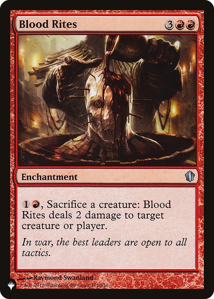Image of Blood Rites (LIST-C13-101) - The List