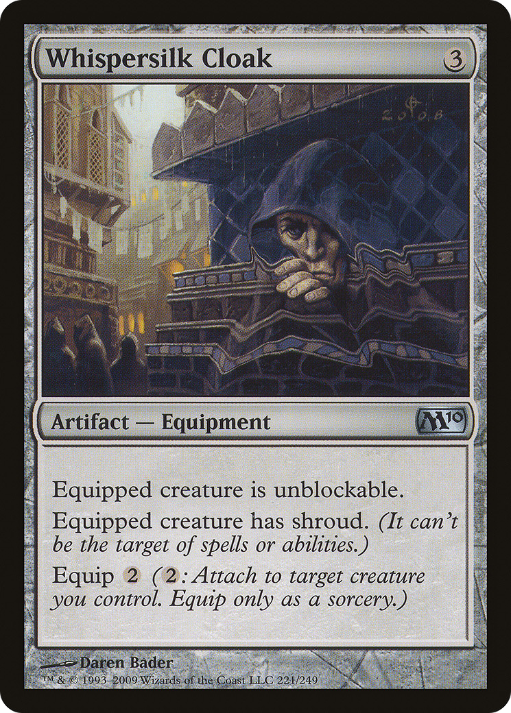 Image of Whispersilk Cloak (M10-221) - Magic 2010