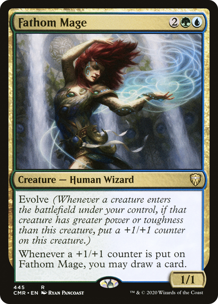 Image of Fathom Mage (CMR-445) - Commander Legends