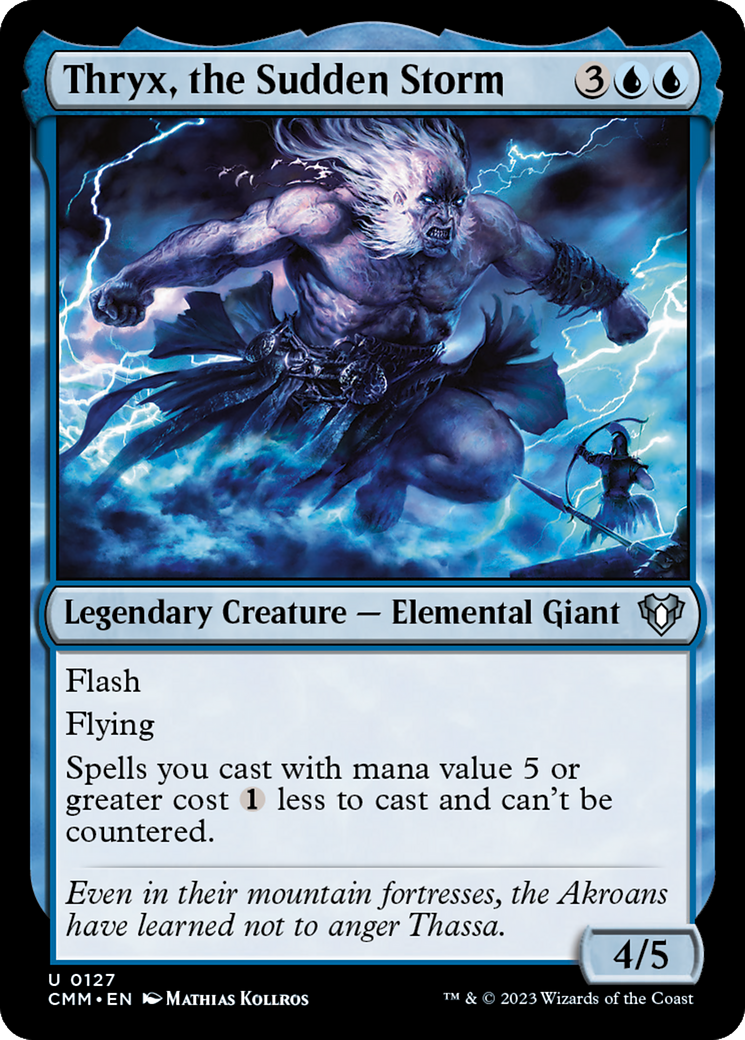 Image of Thryx, the Sudden Storm (CMM-127) - Commander Masters