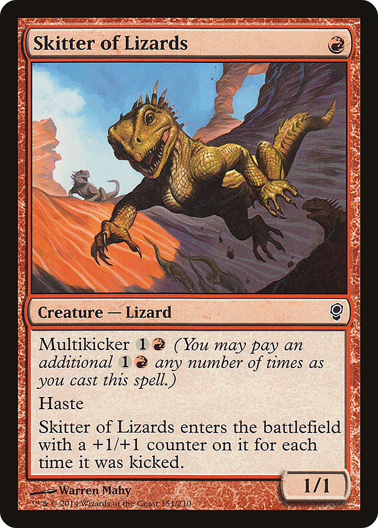 Image of Skitter of Lizards (CNS-151) - Conspiracy Foil