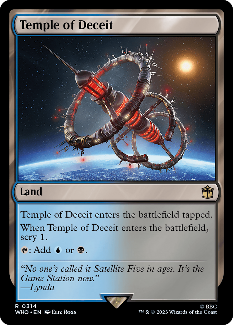 Image of Temple of Deceit (WHO-314) - Doctor Who Foil
