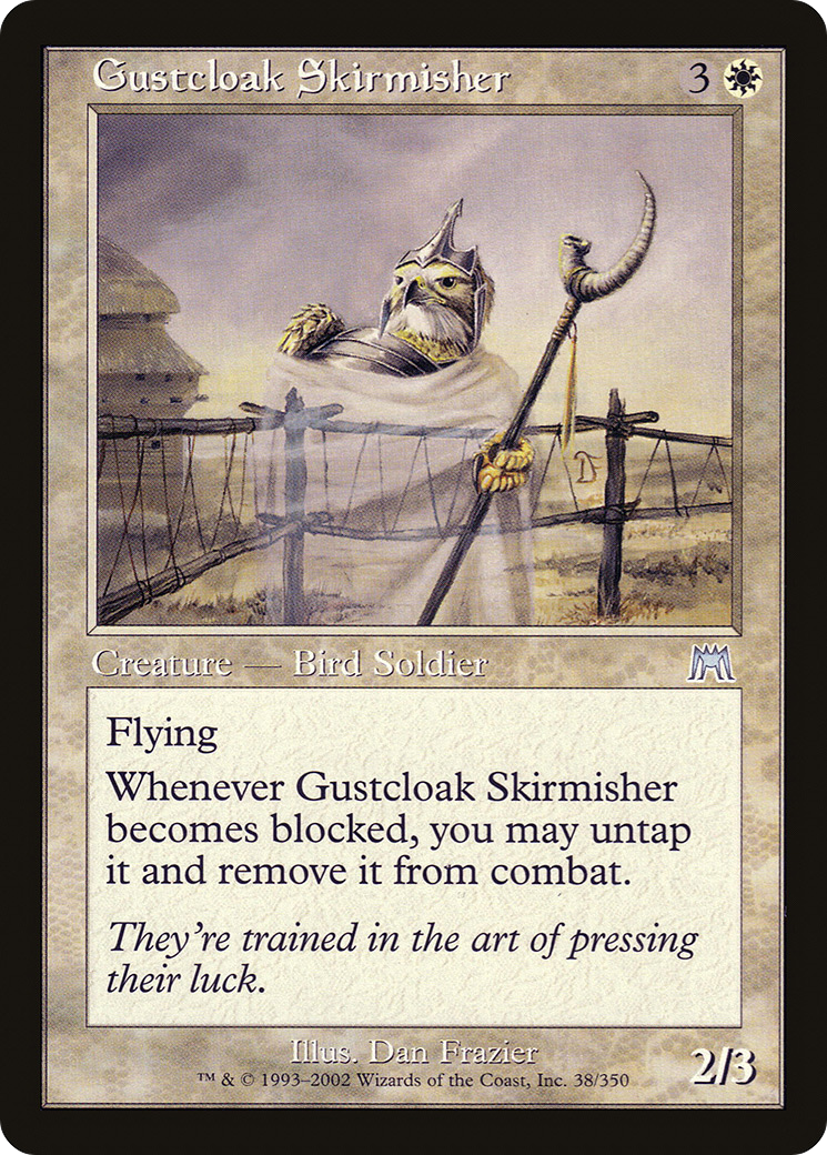Image of Gustcloak Skirmisher (ONS-038) - Onslaught Foil