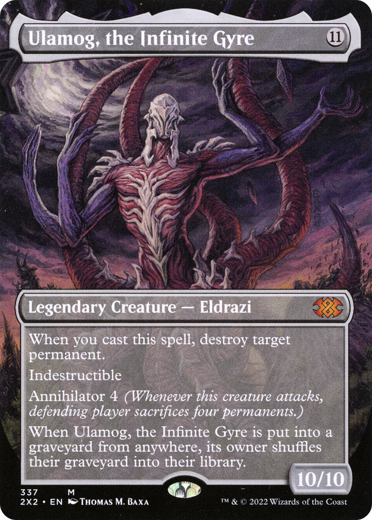 Image of Ulamog, the Infinite Gyre (Borderless) (2X2-337) - Double Masters 2022 (Borderless)