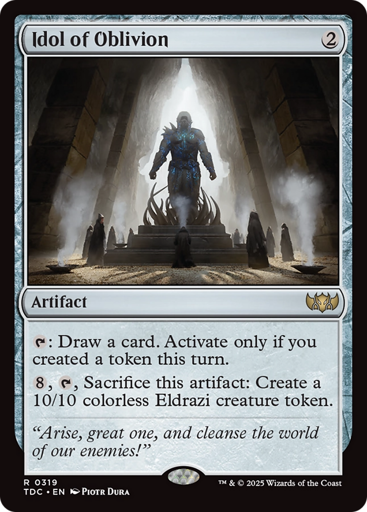 Image of Idol of Oblivion (TDC-319) - Commander: Tarkir: Dragonstorm