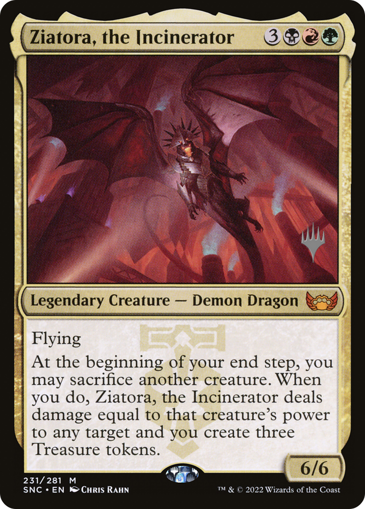 Image of Ziatora, the Incinerator (PPSNC-231P) - Streets of New Capenna Promos Foil