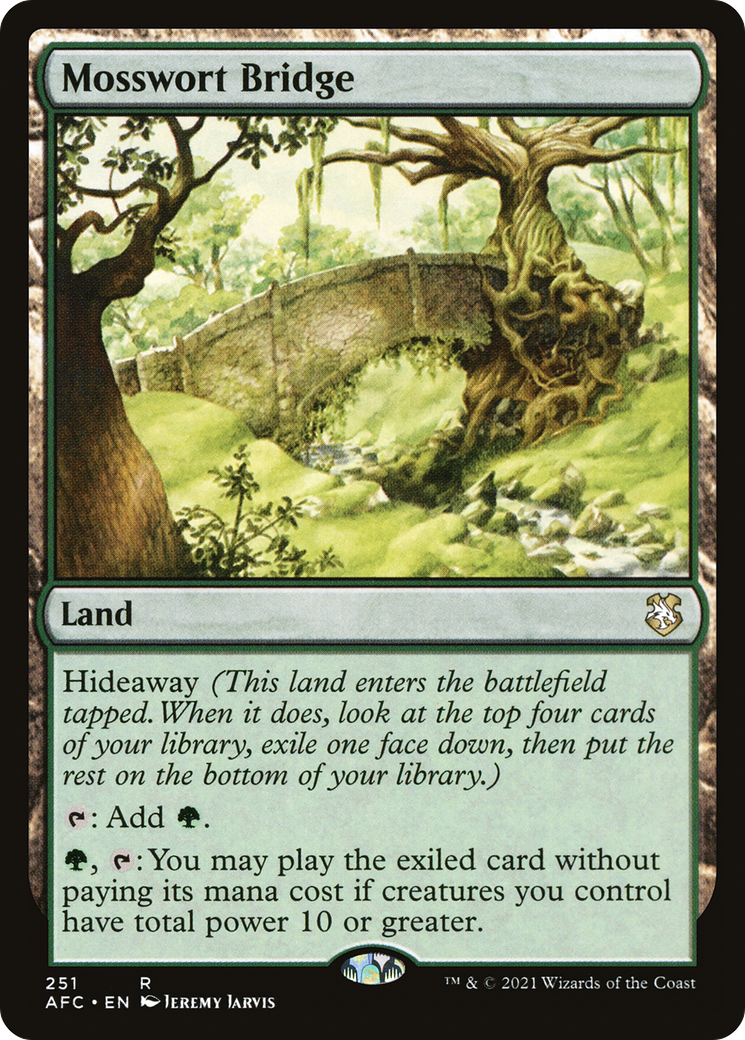 Image of Mosswort Bridge (AFC-251) - Forgotten Realms Commander