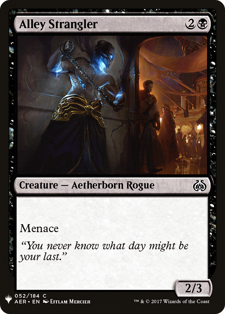 Image of Alley Strangler (LIST-AER-52) - The List