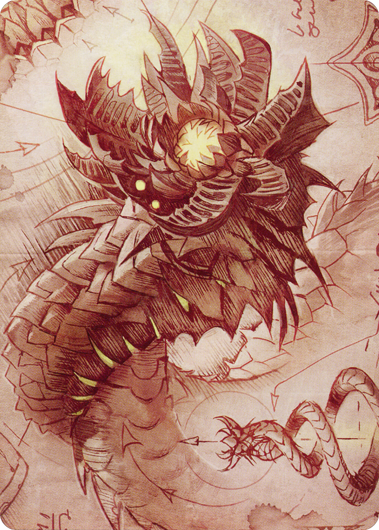 Image of Wurmcoil Engine // Wurmcoil Engine (ABRO-081) - The Brothers' War Art Series (Borderless) Foil