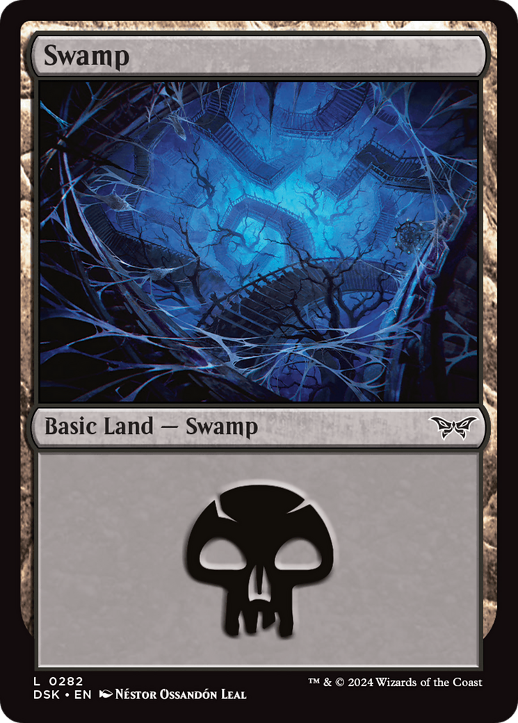 Image of Swamp (0282) (DSK-282) - Duskmourn: House of Horror Foil