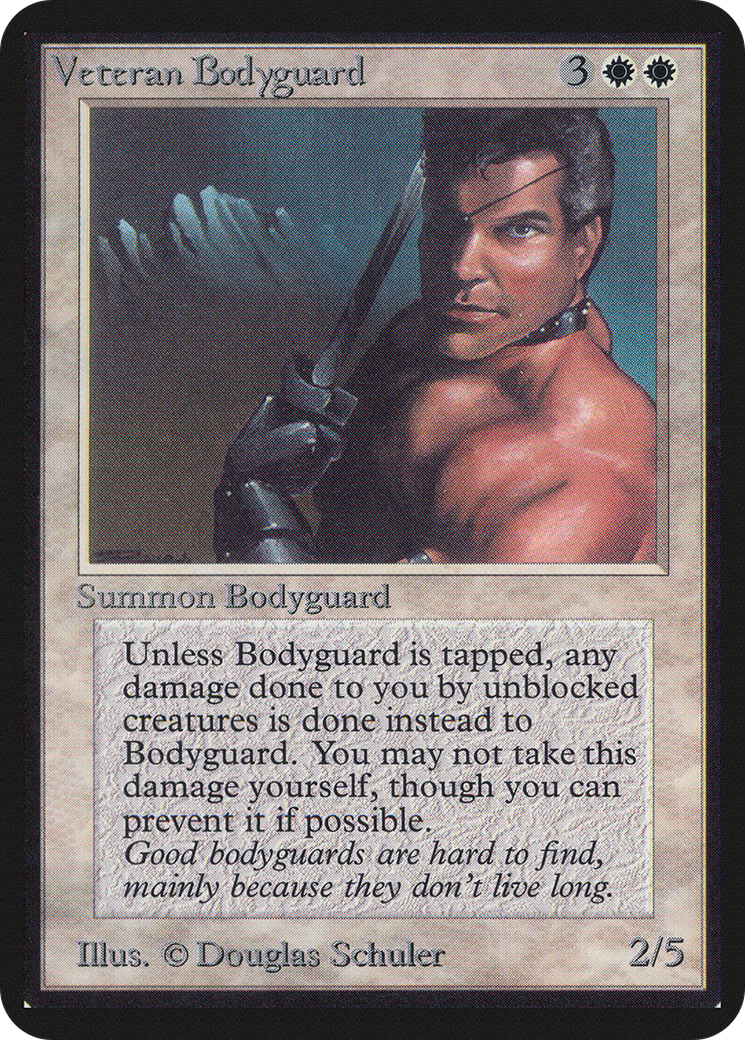 Image of Veteran Bodyguard (LEA-) - Limited Edition Alpha