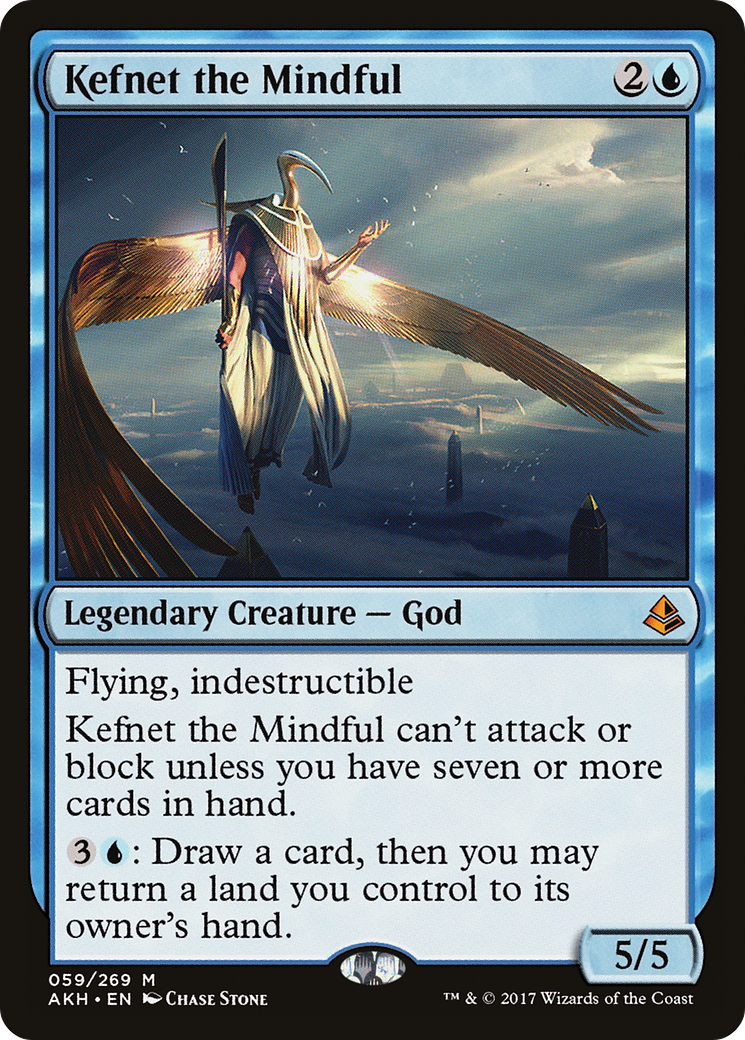 Image of Kefnet the Mindful (AKH-059) - Amonkhet