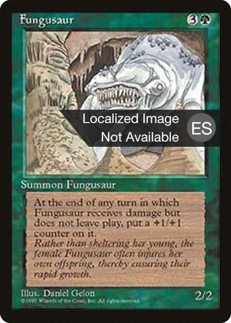 Image of Fungusaur (4BB-) - Fourth Edition Foreign Black Border