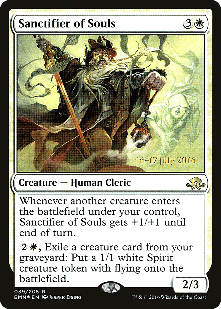 Image of Sanctifier of Souls (PRE-039) - Eldritch Moon Promos Foil
