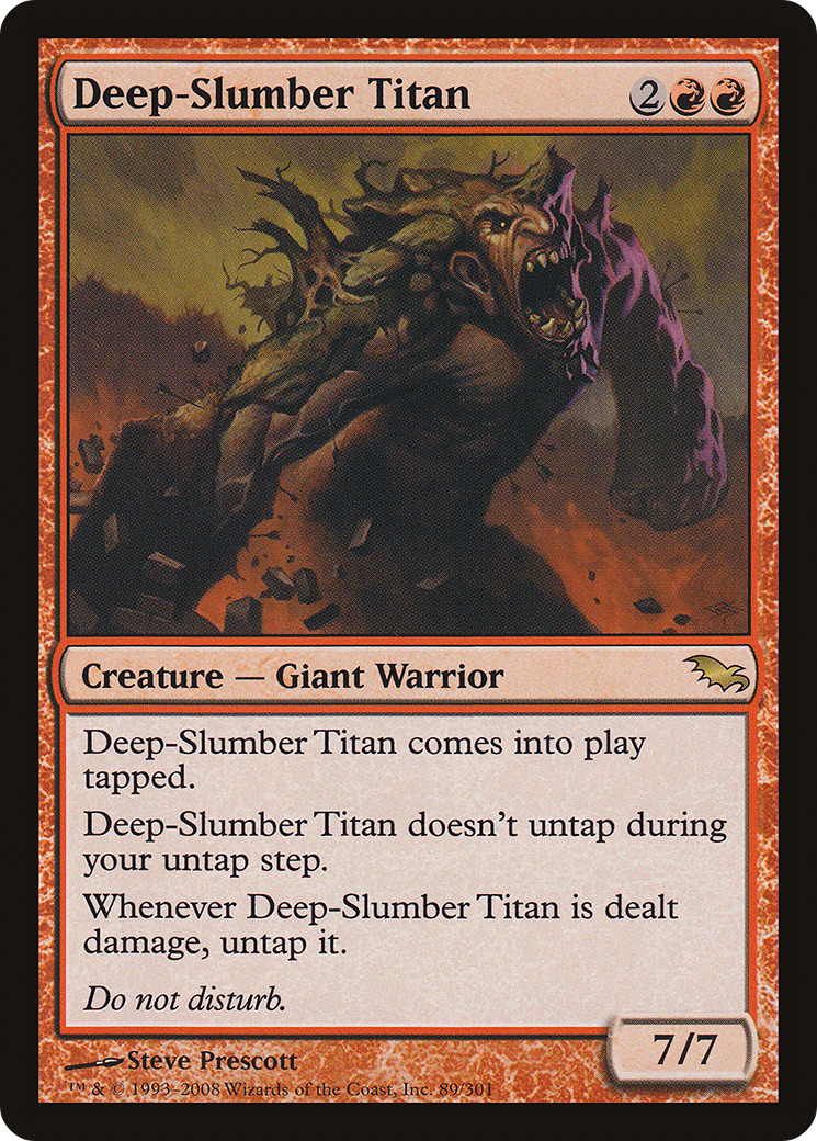 Image of Deep-Slumber Titan (SHM-089) - Shadowmoor Foil
