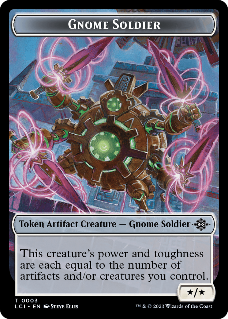 Image of Gnome Soldier (TLCI-003) - The Lost Caverns of Ixalan Tokens Foil