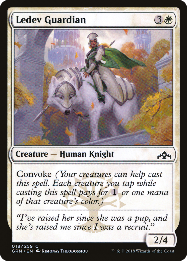 Image of Ledev Guardian (GRN-018) - Guilds of Ravnica