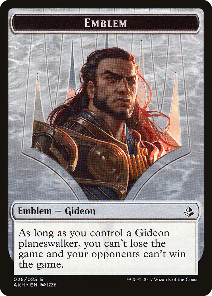 Image of Emblem - Gideon of the Trials (AKH-025) - Amonkhet Tokens