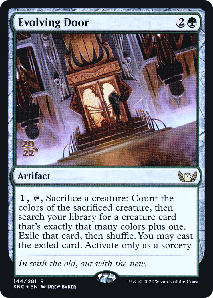Image of Evolving Door (PRE-144) - Streets of New Capenna Promos Foil