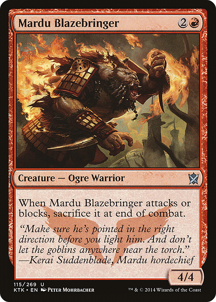 Image of Mardu Blazebringer (KTK-115) - Khans of Tarkir