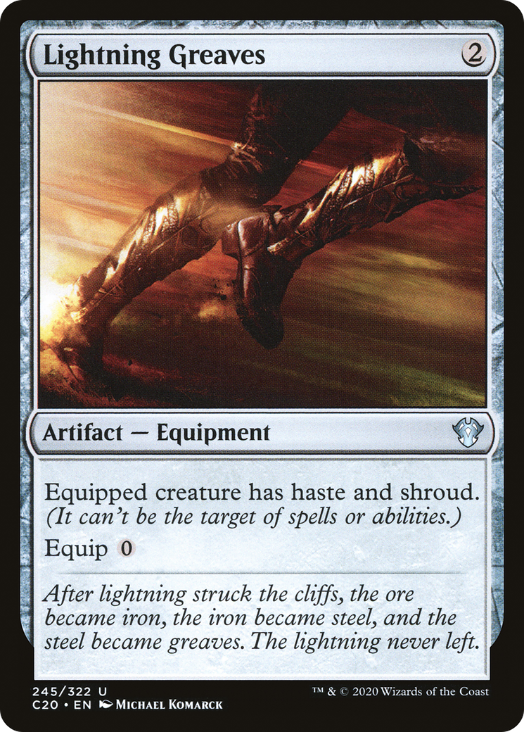 Image of Lightning Greaves (C20-245) - Commander 2020