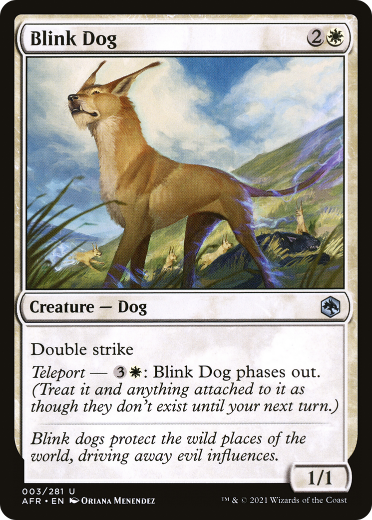 Image of Blink Dog (AFR-003) - Adventures in the Forgotten Realms