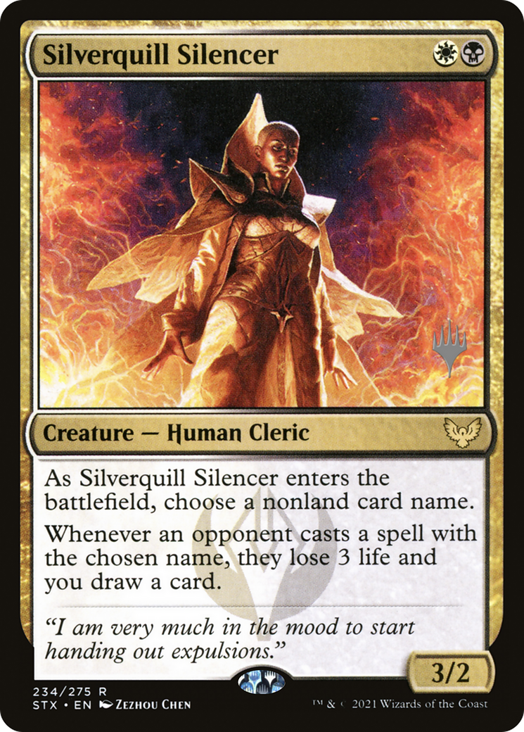 Image of Silverquill Silencer (PPSTX-234) - Strixhaven: School of Mages Promos Foil