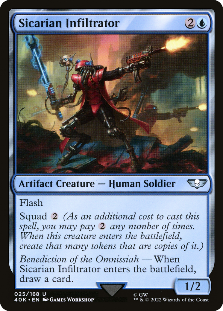Image of Sicarian Infiltrator (40K-025) - Warhammer 40,000 Commander
