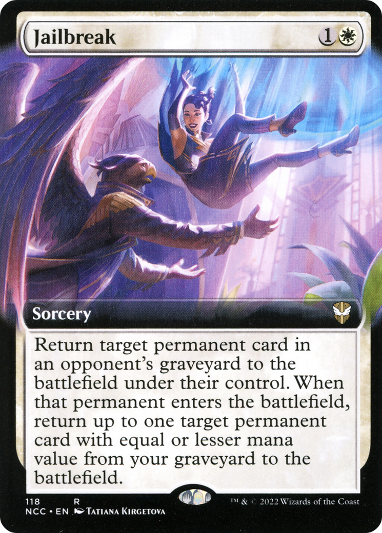 Image of Jailbreak (Extended Art) (NCC-118) - New Capenna Commander: (Extended Art)
