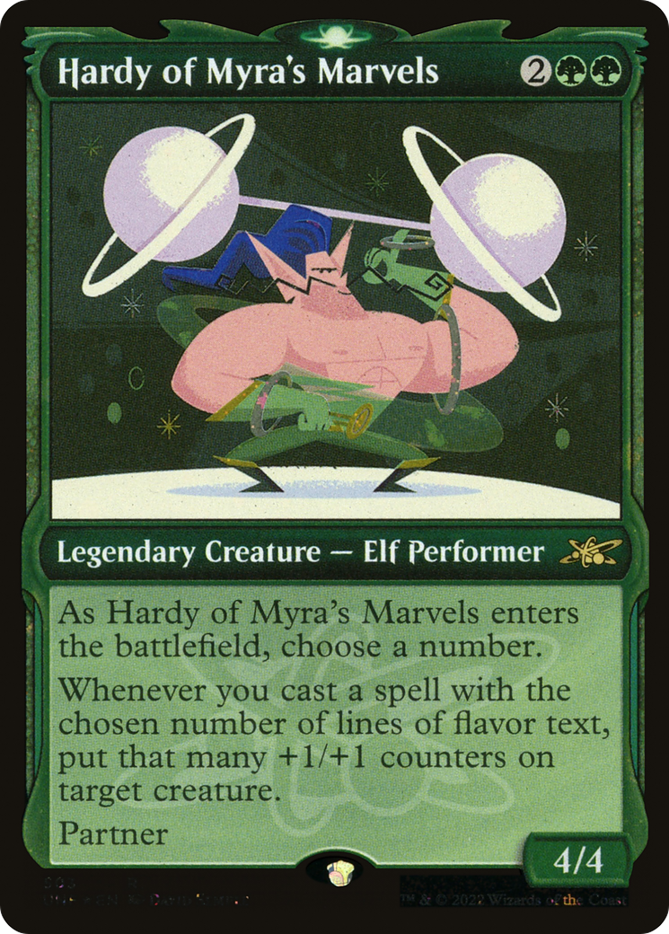 Image of Hardy of Myra's Marvels (Showcase) (Galaxy Foil) (UNF-503) - Unfinity: (Showcase) Foil