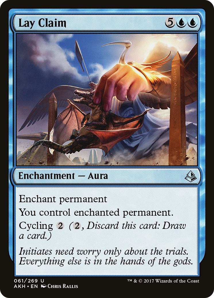 Image of Lay Claim (AKH-061) - Amonkhet