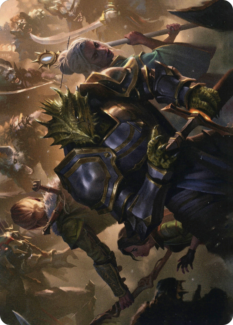 Image of You Come to the Gnoll Camp // You Come to the Gnoll Camp (AAFR-042) - Adventures in the Forgotten Realms Art Series (Borderless)