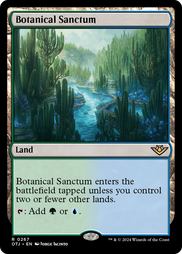 Image of Botanical Sanctum (OTJ-267) - Outlaws of Thunder Junction