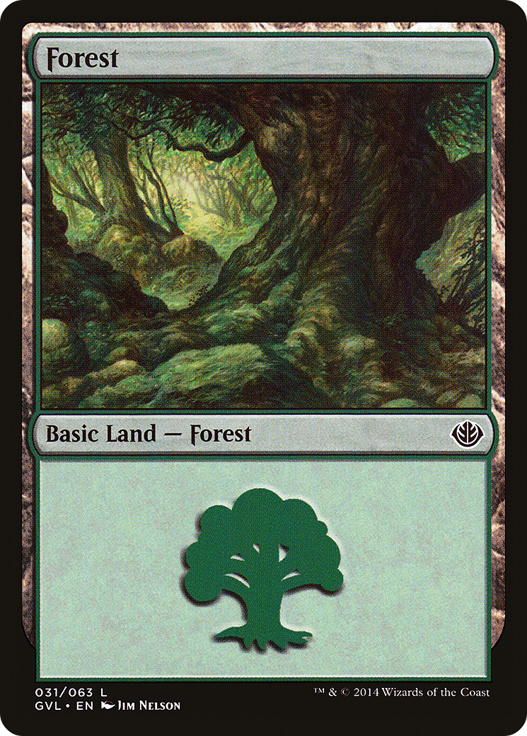 Image of Forest (31) (Garruk vs Liliana) (DD3-031) - Duel Decks Anthology: Garruk vs. Liliana