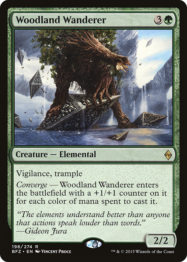 Image of Woodland Wanderer (BFZ-198) - Battle for Zendikar