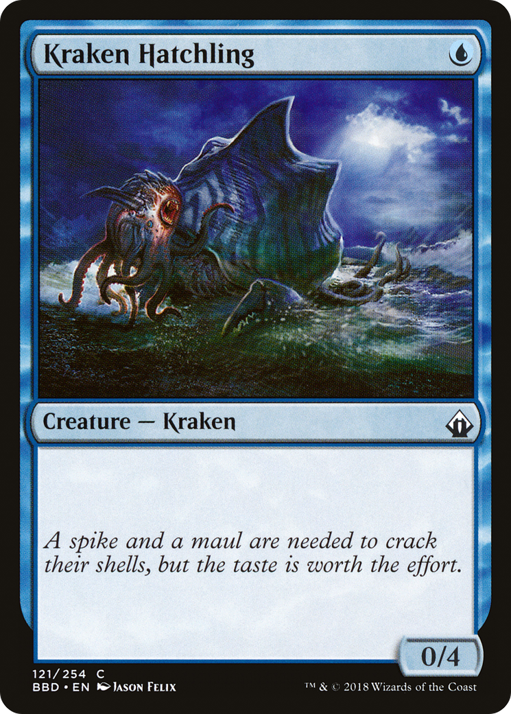 Image of Kraken Hatchling (BBD-121) - Battlebond Foil