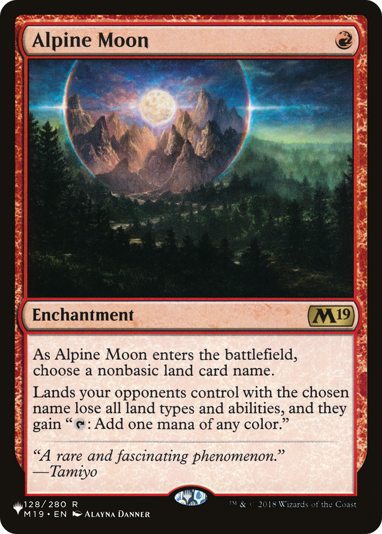 Image of Alpine Moon (LIST-M19-128) - The List