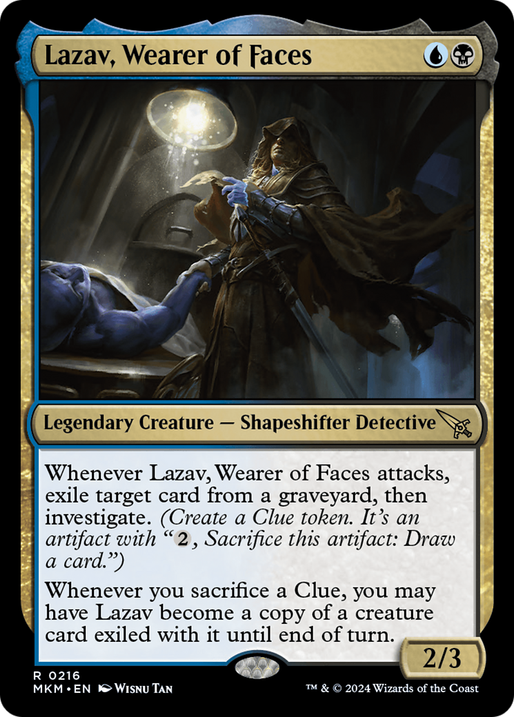Image of Lazav, Wearer of Faces (MKM-216) - Murders at Karlov Manor Foil
