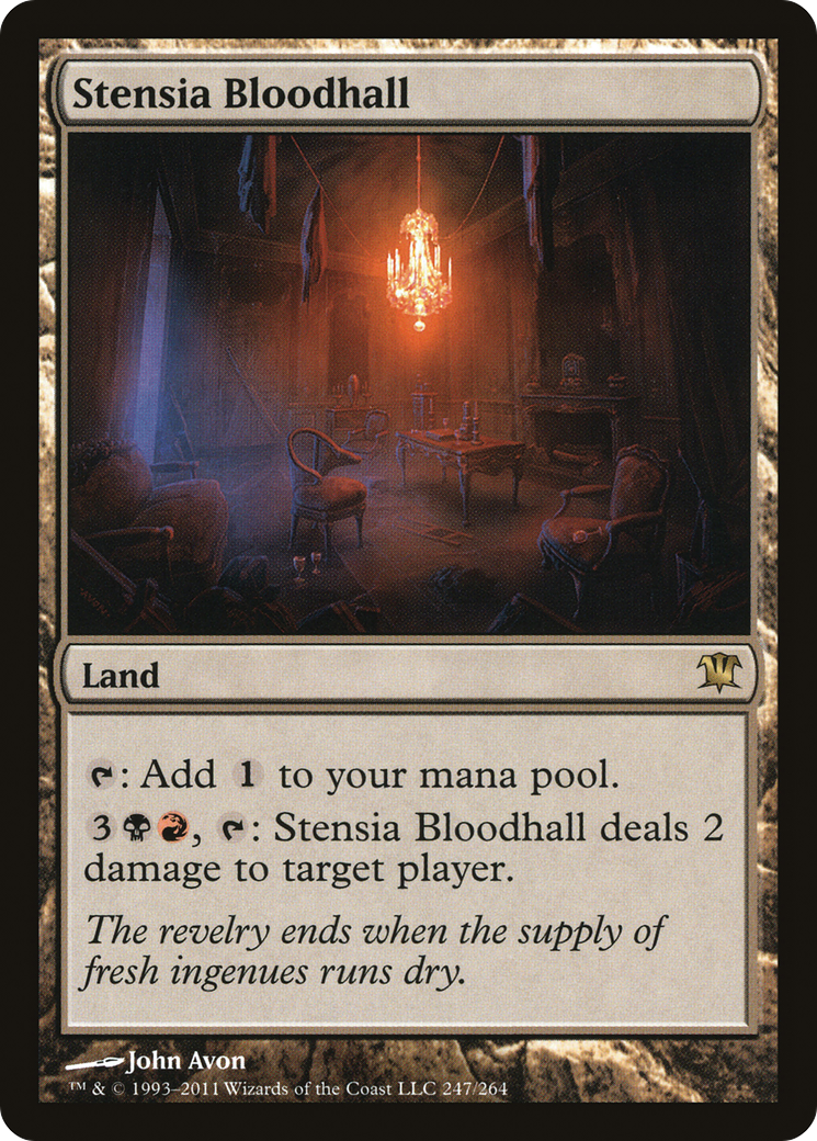 Image of Stensia Bloodhall (ISD-247) - Innistrad