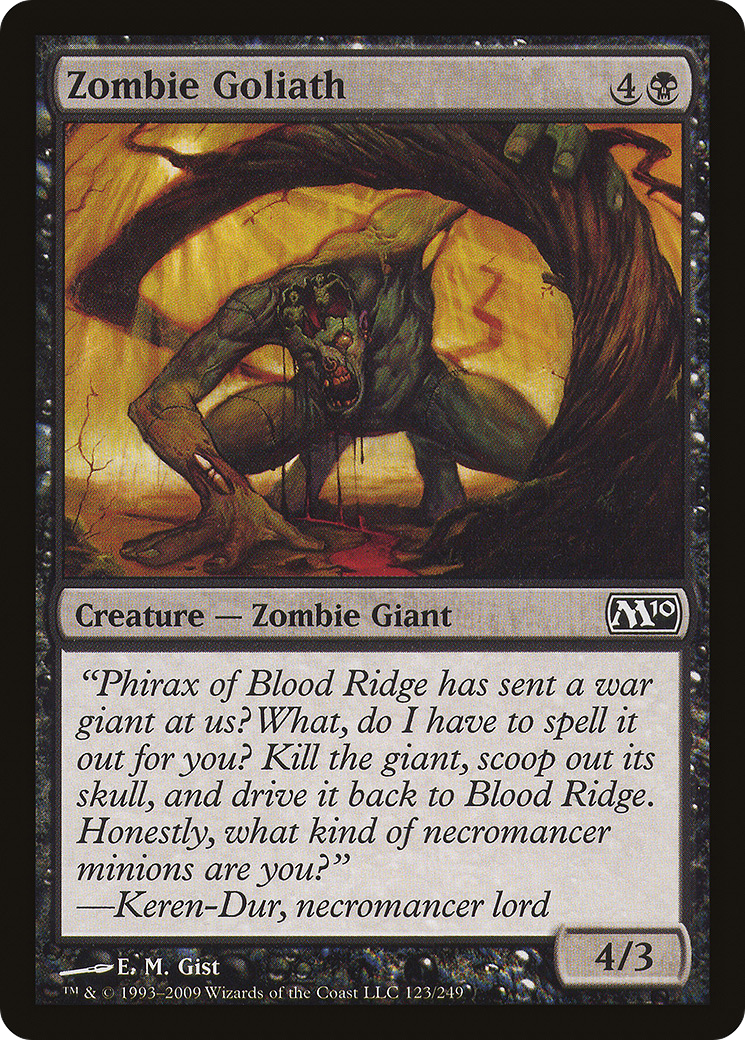 Image of Zombie Goliath (M10-123) - Magic 2010 Foil