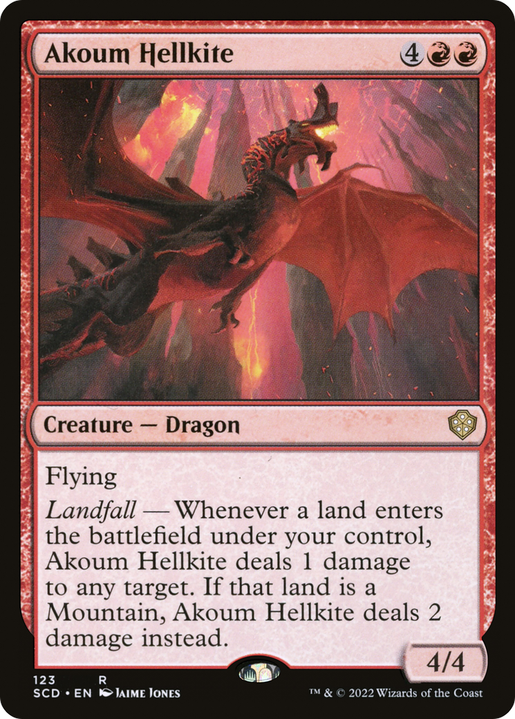 Image of Akoum Hellkite (SCD-123) - Starter Commander Decks