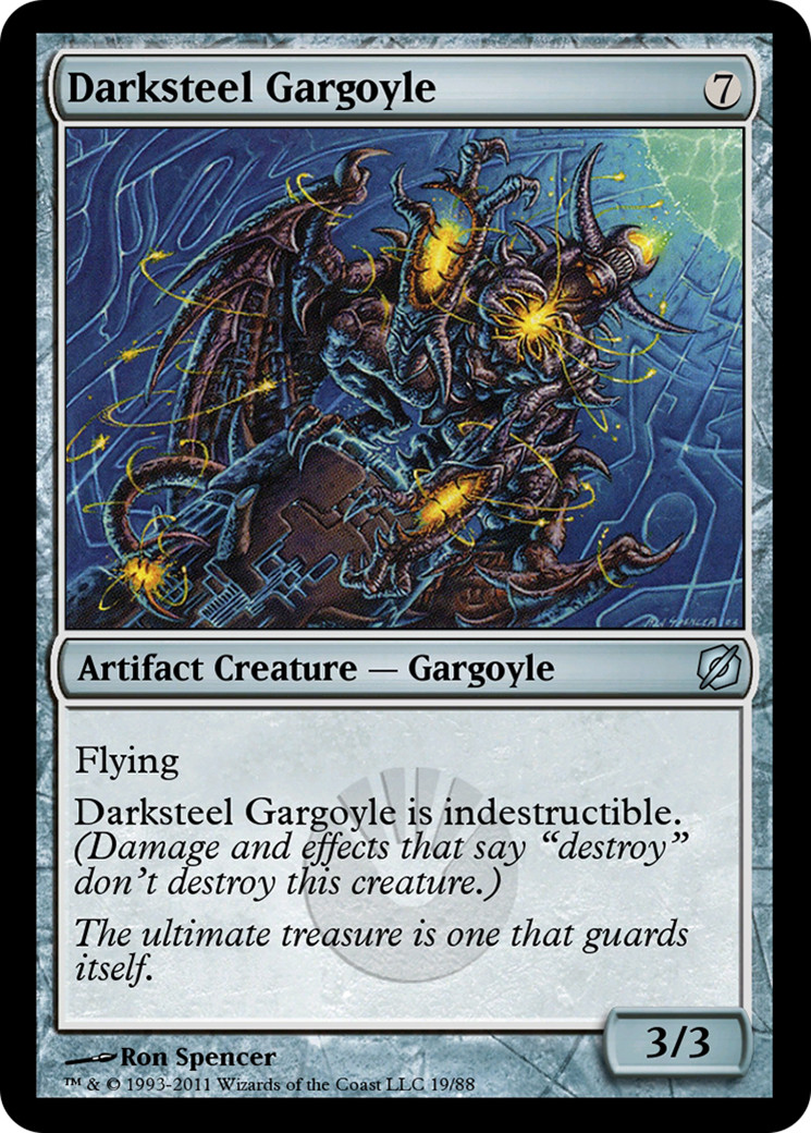 Image of Darksteel Gargoyle (TD2-019) - Duel Decks: Mirrodin Pure vs. New Phyrexia