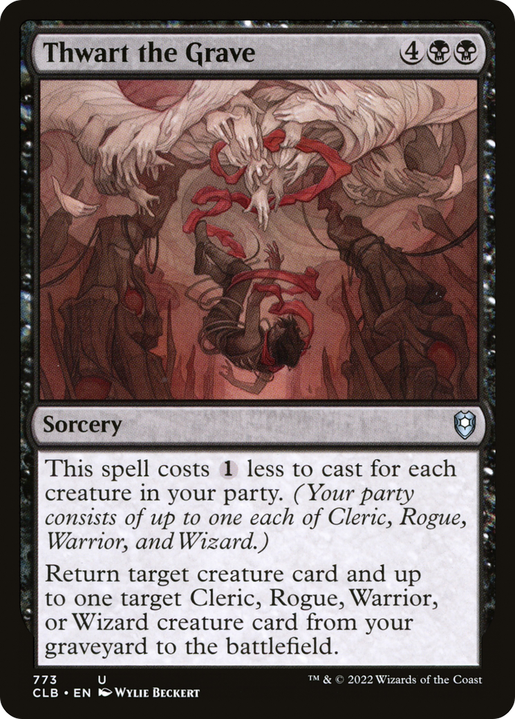 Image of Thwart the Grave (CLB-773) - Commander Legends: Battle for Baldur's Gate