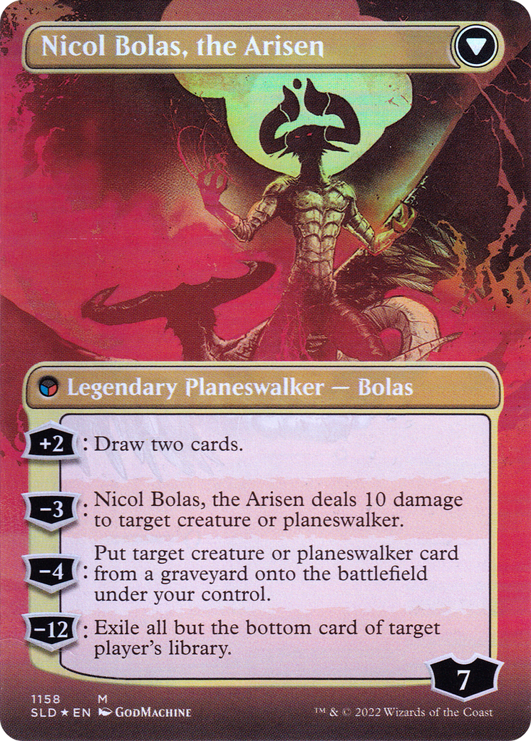 Image of Nicol Bolas, the Ravager (SLD-1158) - Secret Lair Drop (Borderless) Foil