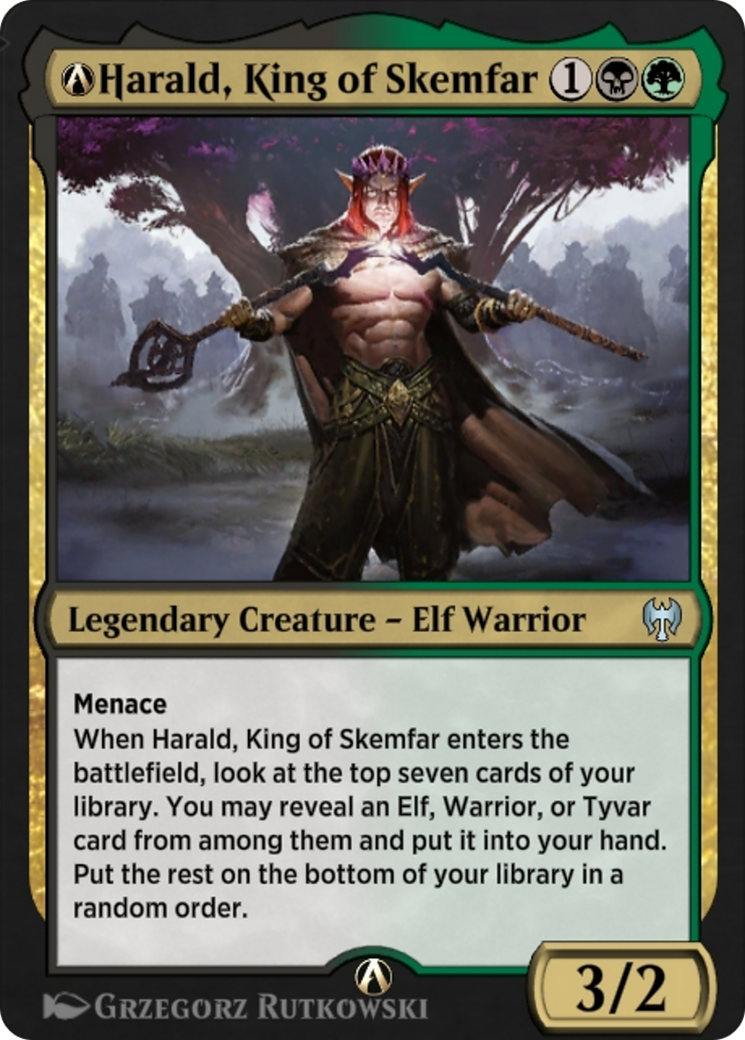 Image of A-Harald, King of Skemfar (KHM-A-212) - Kaldheim