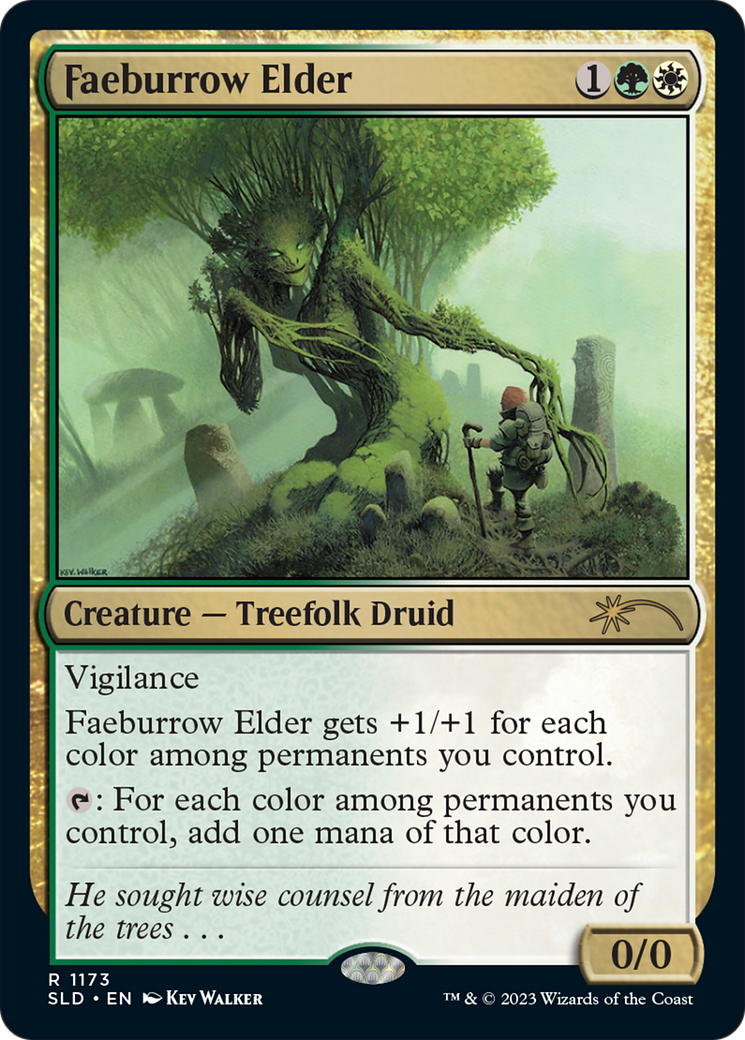 Image of Faeburrow Elder (SLD-1173) - Secret Lair Drop: (Full Art)