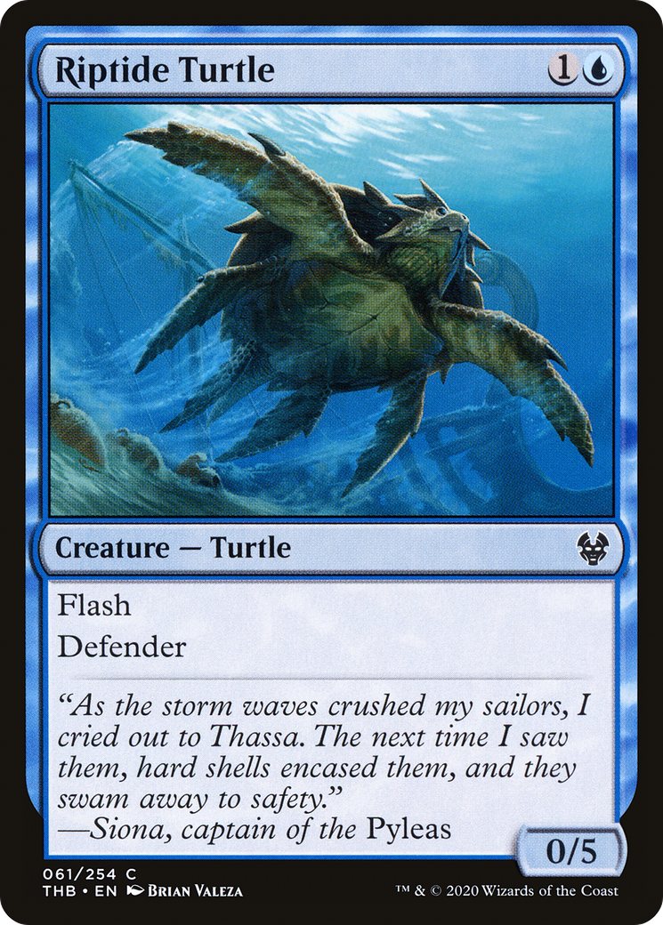 Image of Riptide Turtle (THB-061) - Theros Beyond Death