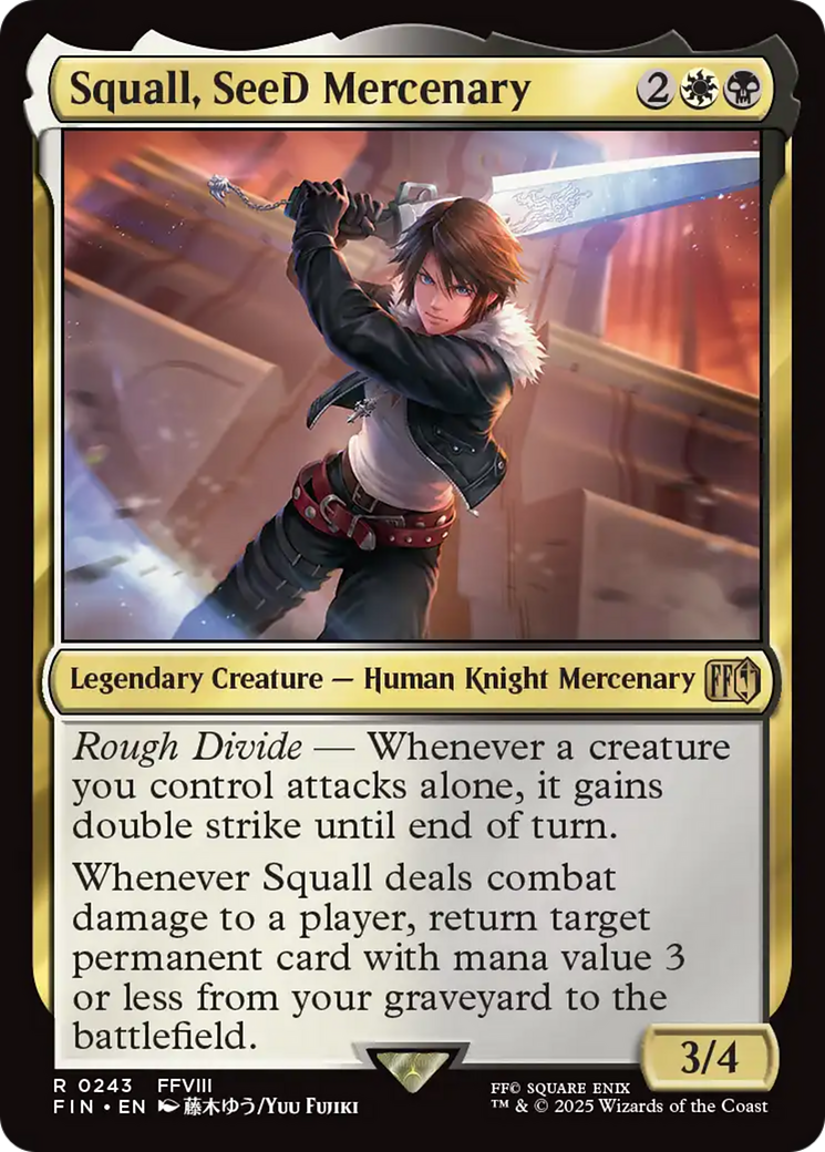 Image of Squall, SeeD Mercenary (FIN-243) - FINAL FANTASY