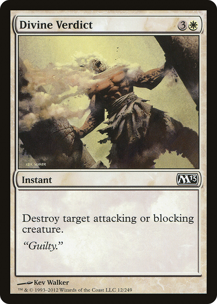 Image of Divine Verdict (M13-012) - Magic 2013 Foil